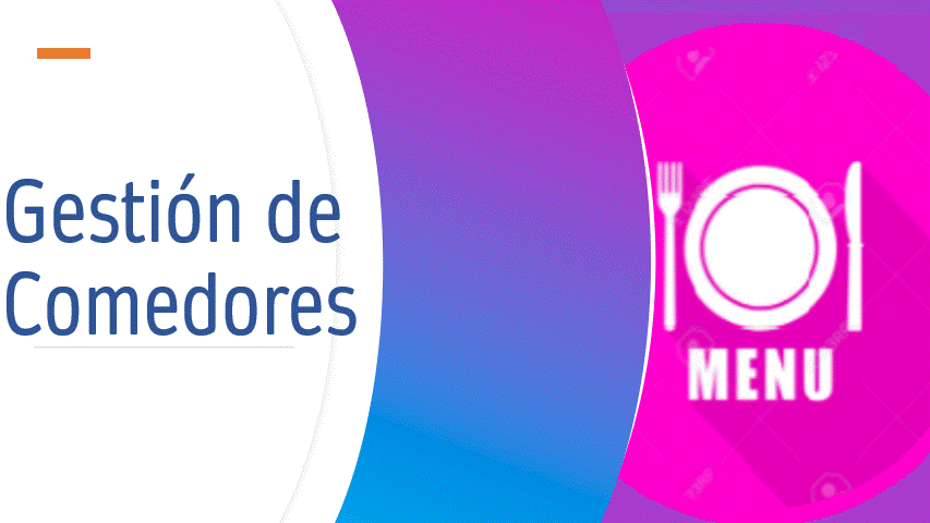 gestión de comedores